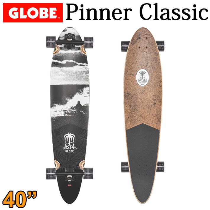 [在庫限り特別価格] GLOBE スケートボード グローブ Pinner Classic [15] Coconut Black Tide 40インチ  コンプリート サーフスケート スケボー サーフィン トレーニング SK8