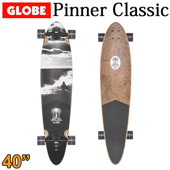 [クリアランスセール] GLOBE スケートボード グローブ Pinner Classic [15] Coconut Black Tide 40インチ  コンプリート サーフスケート スケボー サーフィン トレーニング SK8