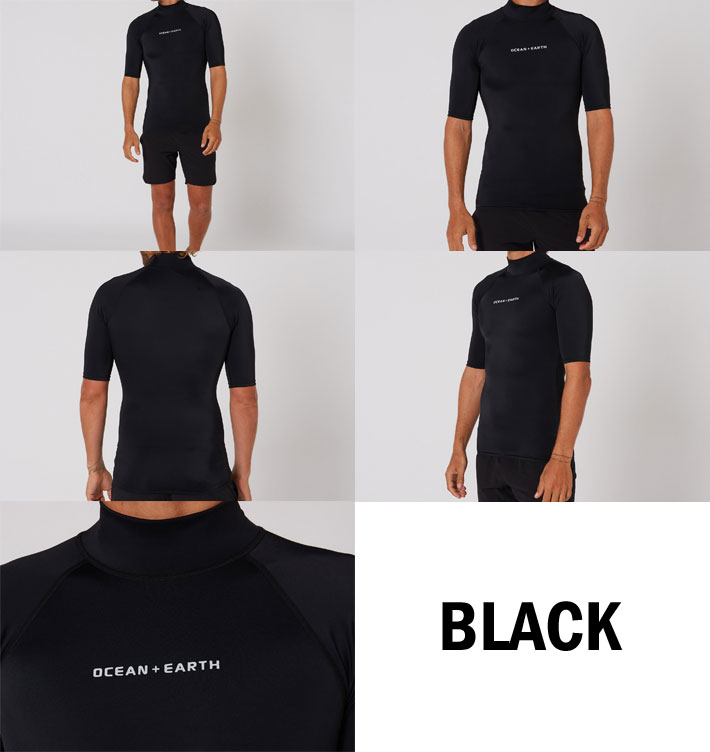 OCEAN&EARTH オーシャンアンドアース SCRIPT S/S RASH GUARD OCEAN&EARTH オーシャンアンドアース SCRIPT S/S RASH GUARD