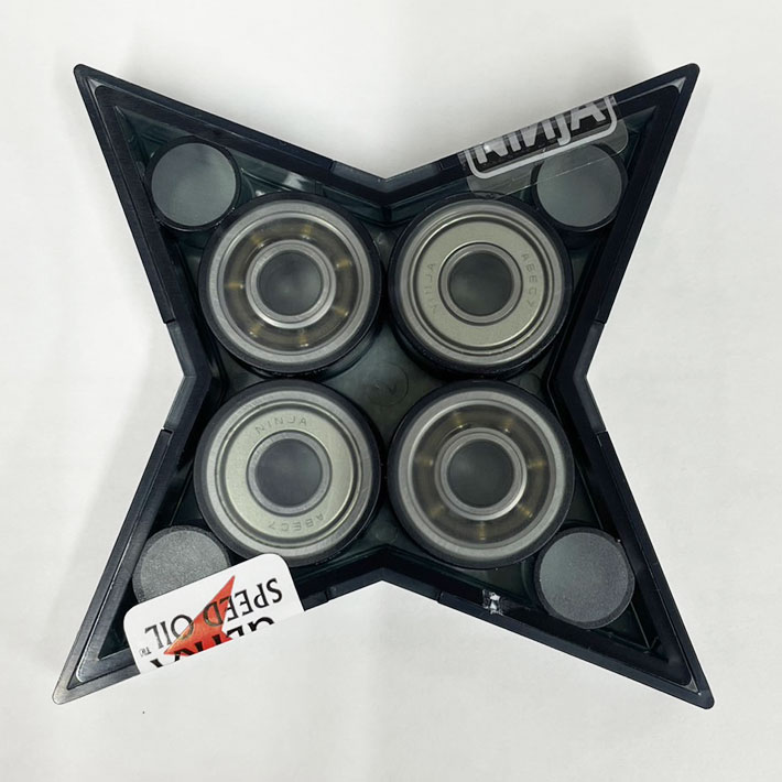 NINJA BEARING ニンジャ ベアリング NEW [浦 友和 シグネイチャー] VERDY デザイン ABEC7 オイルタイプ スターケース  スケートボード スケボー SK8