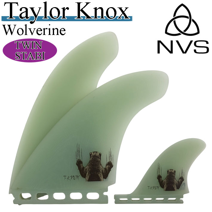 ショートボード用フィン NVS Fin フィン TAYLOR KNOX Wolverine