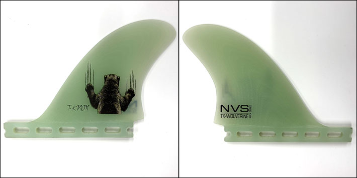 ショートボード用フィン NVS Fin フィン TAYLOR KNOX Wolverine