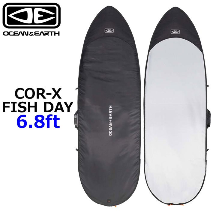 ESSENCE サーフボード　ケース付き FCS エフシーエス STRETCH FUN BOARD COVER 6'7 サーフィン