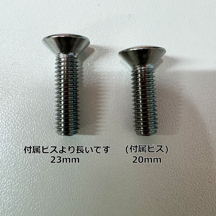 OJKプレート ビス [M6 × 23mm] MOTION ASSIST PLATE 01 CARVING