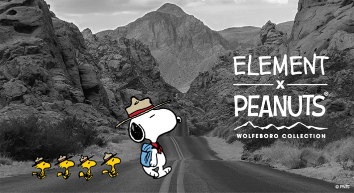 Element X Peanuts Collection エレメント ピーナッツ スヌーピー Squad デッキテープ 027 702 スケートボード スケボー 正規品