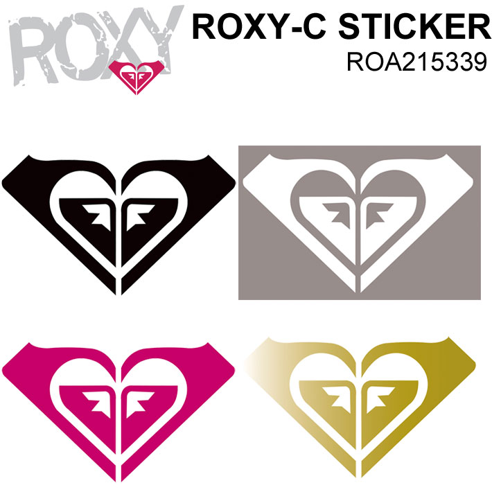 roxyロキシーステッカー3枚