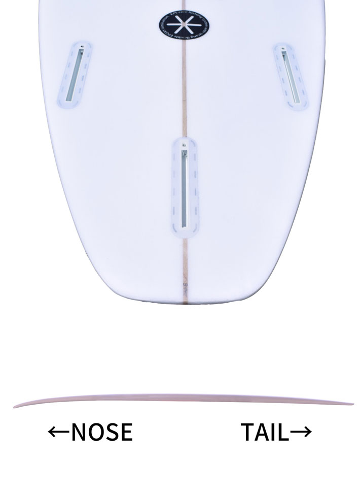 2025 ESSENCE BOARDS エッセンス サーフボード FUN 7.0ft CLEAR