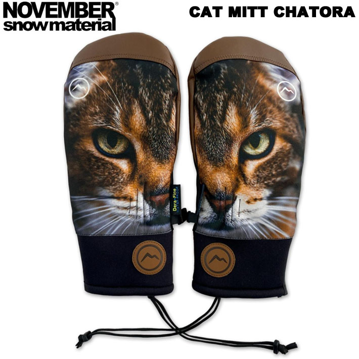 【送料無料】NOVEMBER  CAT MITT　CHATORA　キャットミット　 チャトラ / ノベンバー　ミトングローブ　キャットミット　猫グローブ　大人気完売必至グローブ！2026 25-26 NOVEMBER グローブ ノベンバー スノーボード CAT MITT CHATORA