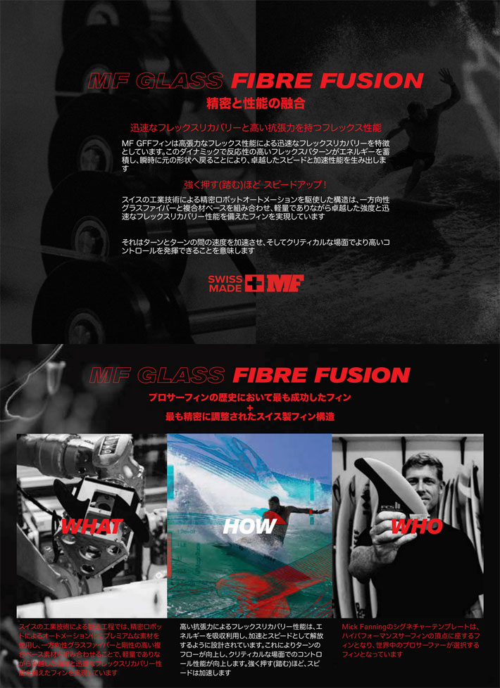 店内ポイント20倍中!!] FCS2 FIN エフシーエス2 フィン MF GLASS FIBER