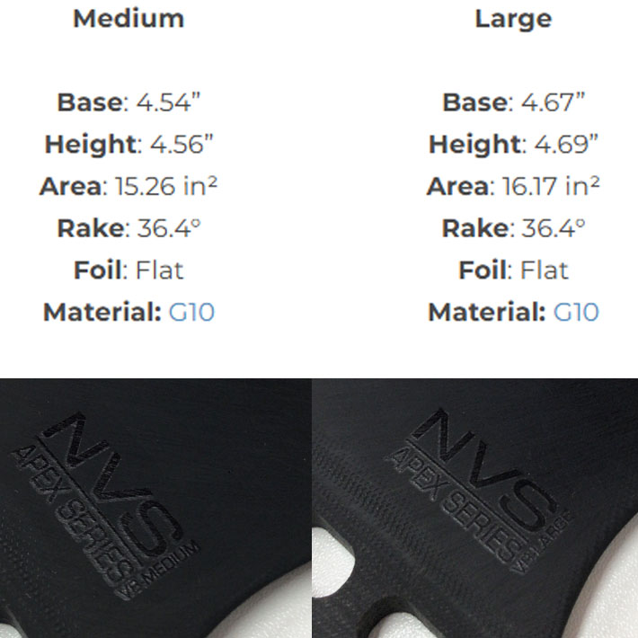 ショートボード用フィン NVS SURF FINS Album Victor Bernaldo