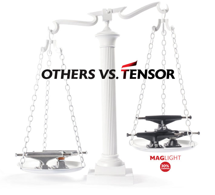 TENSOR スケートボードトラック Mag Light Hi 5.25 [4] テンサー