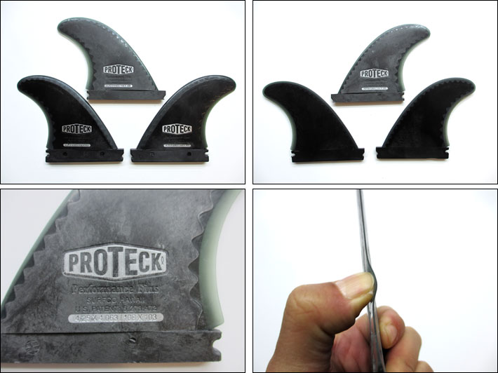 PROTECK X-FOIL 4.25\" TRI フィン (FUTURE) PROTECK X-FOIL 4.25